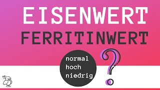 ❓IST DEIN EISENWERTFERRITINWERT ZU HOCH NORMAL ODER ZU NIEDRIG❓NormwerteUrsachenBehandlungen [upl. by Ahsok]