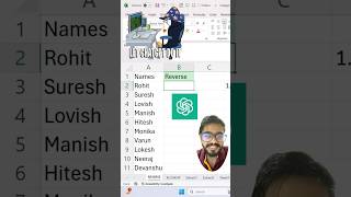 Dont stuck while using Excel‼️Instead Search on Chatgpt exceltips exceltricks shorts chatgpt [upl. by Aitropal]