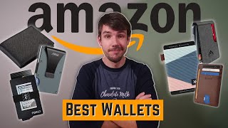 The 6 Best BUDGET Minimalist Wallets on Amazon [upl. by Aniar]