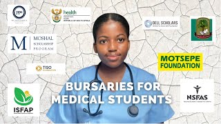 BURSARIES amp SCHOLARSHIPS FUNDING MEDICAL STUDENTS IN 2023 [upl. by Jovita]