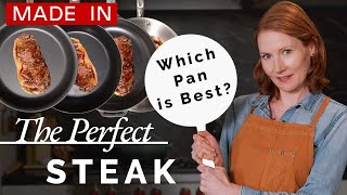 Pro Chef Tests 4 Pans For The Perfect Steak  Made In Cookware [upl. by Ennairac]