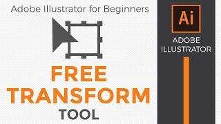 How to use the Free Transform Tool in Adobe Illustrator CC [upl. by Enileda754]