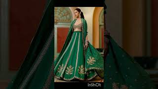 Beautiful green lehenga lehenga lehengacholi beautiful indian clothing clothes fyp ytshorts [upl. by Freddie273]