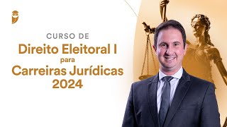 Partidos Políticos  Curso de Direito Eleitoral I 2024 [upl. by Nidnerb]