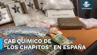 Químico de “Los Chapitos” es detenido en España junto a otras 15 personas [upl. by Aleemaj]