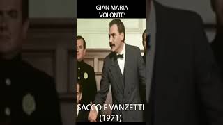 SHORT  GIAN MARIA VOLONTE in SACCO E VANZETTI 1971 di Giuliano Montaldo [upl. by Erodavlas]