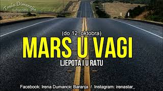 MARS U VAGI ♂️♎ do 12 oktobra – LJEPOTA I U RATU [upl. by Yeung]