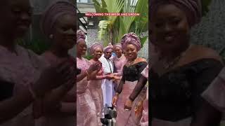 THE ASO EBI WELCOMING BRIDE AND GROOM foryou warzone viralvideo [upl. by Audres575]