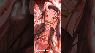 Nezuko’s Fiery Demon Transformation  Stunning DemonSlayer Art in Full Color 🎨🔥 Nezuko AnimeArt [upl. by Ecidnacal]