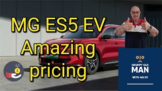 MG ES5 EV pricing is amazing [upl. by Maurise]