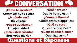 Conversation de base en Espagnol  Dialogues Questions et Réponses Apprendre lespagnol rapidement [upl. by Ahsinawt495]