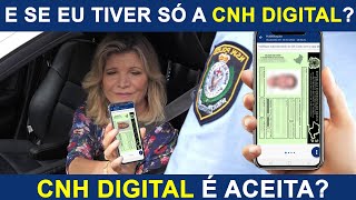 CNH DIGITAL É VÁLIDA  POSSO SER MULTADO SE ESTIVER SÓ COM A CNH DIGITAL [upl. by Lozar]