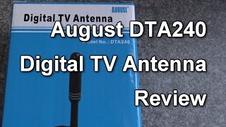 Review August DTA240 TV aerial [upl. by Eycats]