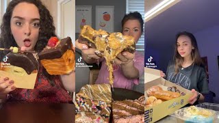 DESSERT MUKBANG  TIKTOK FOOD COMPILATION [upl. by Elwaine]