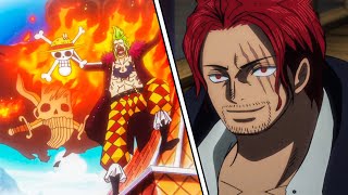 Shanks Reaction when His Pirate Flag was Burned by Bartolomeo  One Piece 1081 [upl. by Holds]