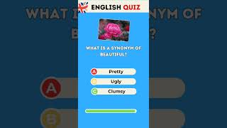 Synonym of beautifulenglish vocabulary quiz [upl. by Eltsyrk]