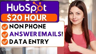 HubSpot Hiring Remote Jobs 29 Hour Data Entry Non Phone Work From Home Jobs Part Time amp Full Time [upl. by Addam864]