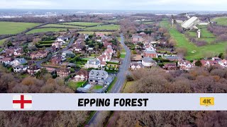 4K 🇬🇧 Epping Forest  by drone 🇬🇧 [upl. by Pitchford]