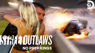 Daddy Dave Has a Major Crash  Street Outlaws No Prep Kings [upl. by Nifares509]