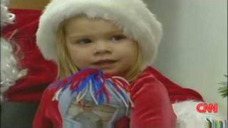 Little Girl Gets Christmas Wish  Daddy Home from Afghanistan [upl. by Eemyaj241]