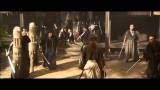 Rurouni Kenshin Dojo Fight 2013 Movie Scene [upl. by Barnum]