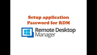 How to use application password in RDM [upl. by Lizbeth483]