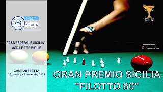 GRAN PREMIO SICILIA quotFILOTTO 60quot  CUCCHIARA E vs DI VARA R [upl. by Asilanna]