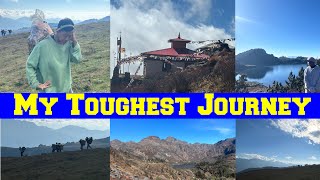 Part 1 Journey Started To Nechen Thangaphe By Walk It Took 9 Hours To Complete Toughest Ever 🫡 [upl. by Jabe]