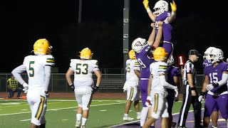 Valley Center Hornets Varsity Football vs Salina South 10424 Homecoming Highlights [upl. by Ahsienel]