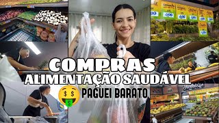 COMPRAS no hortifrut ALIMENTAÇÃO SAUDÁVEL comprei muito🤑🛒 [upl. by Allx]