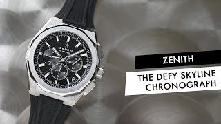 QUICK LOOK The BrandNew Zenith Defy Skyline Chronograph with El Primero Movement [upl. by Namhcan370]