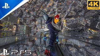 SpiderMan 2 Ps5 Slim 4K realistic graphics gameplay Bodega cat suit miles morales [upl. by Fedirko]