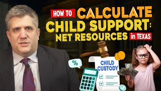 Do you want to Calculate Net Resources for Child Support Payments in Texas [upl. by Goss]