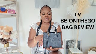 ONTHEGO BB Louis Vuitton Bag Review  Discount code Available [upl. by Knutson]