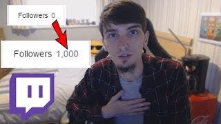 How I went from 0 to 1000 Followers on Twitch tips [upl. by Gierc]