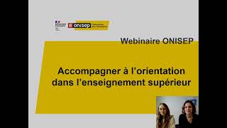 Webinaire Onisep  des ressources pour entrer dans le sup [upl. by Derron]