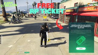 Earn 1 Millon In GTA 5 Grand RP Free RP Ticket Battle Pass  Office Tasks  100 Millon Challenge [upl. by Nosila954]