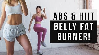 Belly Fat Burner Workout  20 MIN ABS amp HIIT CARDIO Workout At Home  No Jumping alt [upl. by Ordnas321]