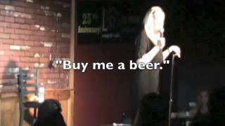 A heckler almost walks out during a dead dad joke by comedian Laurie Kilmartin [upl. by Arabella]