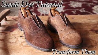 HOW TO DYE SUEDE SHOES DIY TUTORIAL amp 3 HELPFUL TIPS TO HELP YOU DO IT RIGHT [upl. by Jaunita]