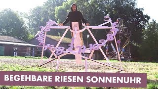 Größte SONNENUHR der Welt  bauen  Kliemannsland [upl. by Anoif898]