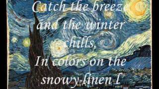 Don McLean  Vincent  Starry Starry Night With Lyrics [upl. by Berny173]