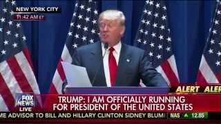 Donald Trump 2016 Presidential Candidacy Speech FULL 20160616 [upl. by Guntar551]