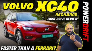 Volvo XC40 Recharge  Faster Than A Ferrari  First Drive  PowerDrift [upl. by Ahsrop]