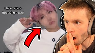 FALINE SAN FACE REVEAL AFTER 4 YEARS  REACTION [upl. by Htnnek]