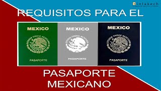 ✍Requisitos para sacar el PASAPORTE MEXICANO 2020 ☑ [upl. by Aynotal]