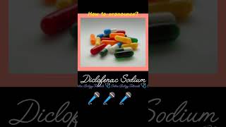 Diclofenac Sodium Tablets  How to pronounce Diclofenac  Use of Diclofenac sodium tablet shorts [upl. by Neu]