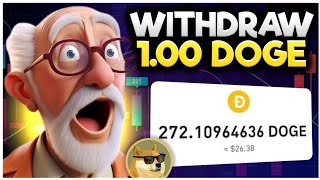 Withdraw 100 Free Dogecoin Every 60 Seconds  Free Dogecoin Mining Site 2024 no investment [upl. by Ykroc]