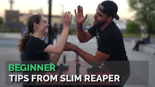 Armwrestling Moves for Beginners Slim Reaper [upl. by Verena208]