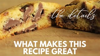 What Makes This Recipe Great  Rich Chocolate Chip Cookies  Episode 1 [upl. by Akiemehs]